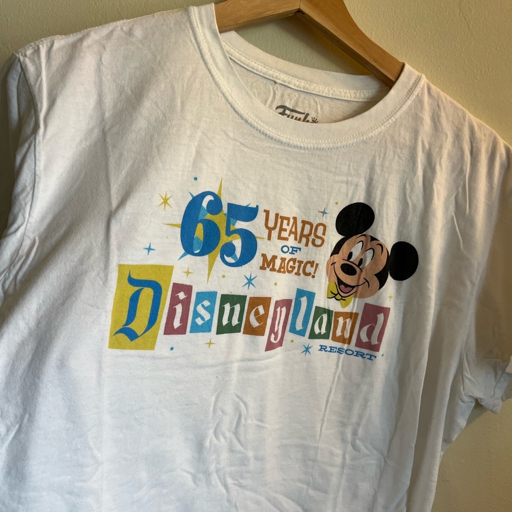 Funko x Disney Disneyland 65th Anniversary Tee T-Shirt Mickey Mouse